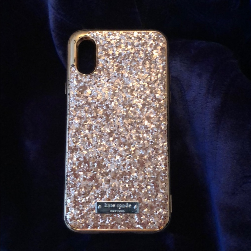 Kate spade glitter phone case IPHONE x/XS